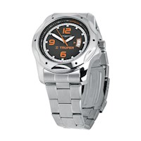 Reloj para caballero acuático correa de acero inoxidable Truper